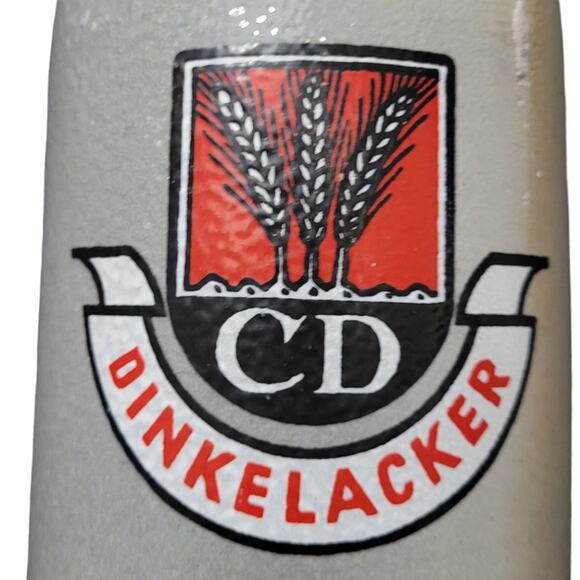 Dinkelacker Germany 1.5L Stoneware Beer Stein Mug Brewery CD Stuttgart Vintage - Picture 7 of 10
